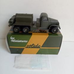solido France militaire GMC compresseur carabine tolée neuf avec accessoires 1/50