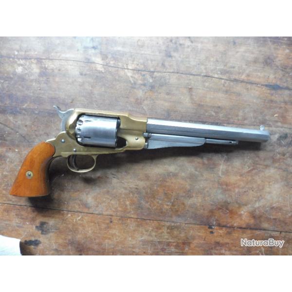 revolver poudre noire texas new army cal 44 italie canon inox