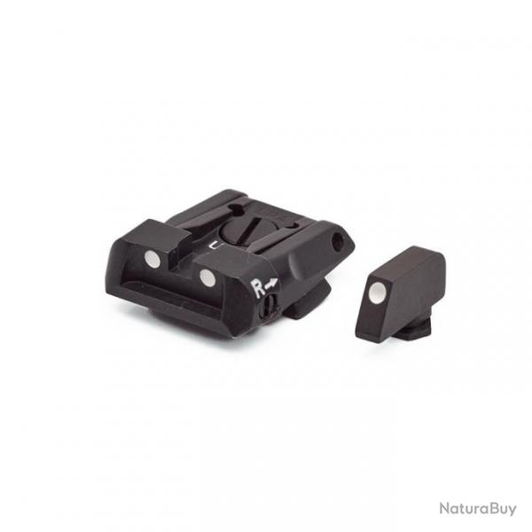 LPA SPS16GL30 Ensemble de vise rglable pour GLOCK avec faade en fibre optique