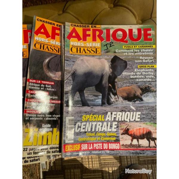 Collection revues Hors srie Chasser en  Afrique  Connaissance de la chasse