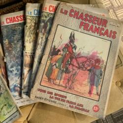 Revue Le chasseur français lot de 6 exemplaires anciens de 1950 à 1965