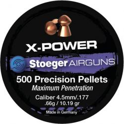 Boîte de 500 plombs Stoeger X-Power - Calibre 4,5 mm