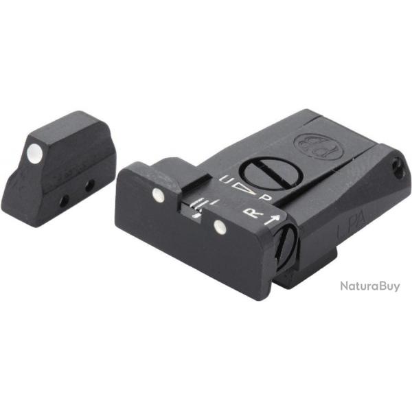 Hausse + guidon LPA SPR 36GL pour Glock 17 19  23/ 25  32 / 34