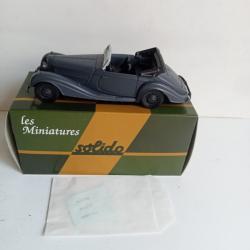 solido militaire la mercedes 540 K 1939 1/43 n°67 04/78 neuf avec accessoires