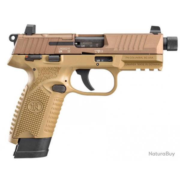 Pistolet FN HERSTAL 502 Tactical FDE cal.22Lr