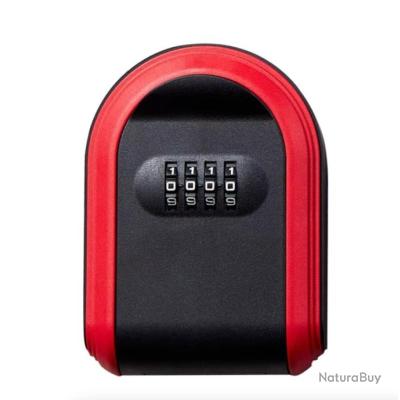 Boîte De Verrouillage D'Urgence Incendie – Montage Mural En Acier Rouge Résistant