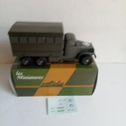 solido militaire le GMC atelier neuf avec accessoires 1/50 56