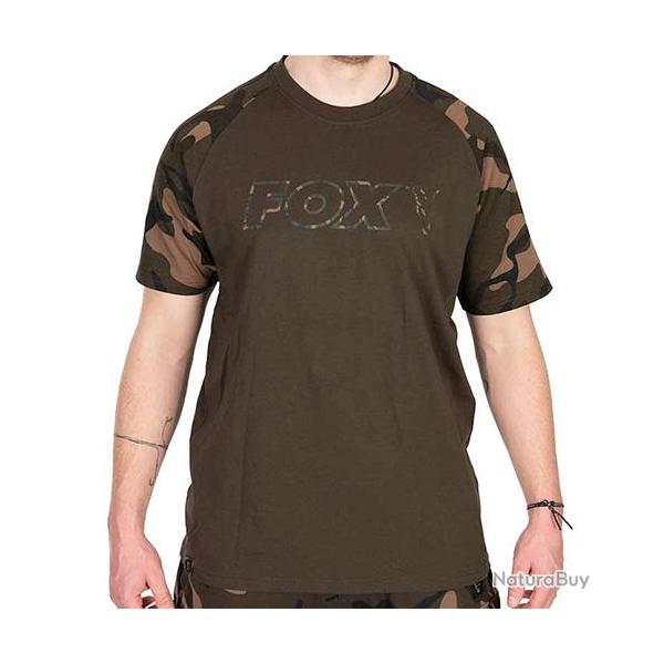 T-Shirt Fox Khaki/Camo Outline L