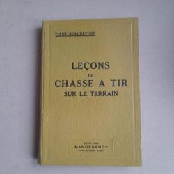 Leçons de chasse à tir sur le terrain