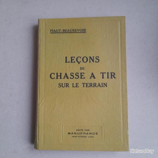 Leons de chasse  tir sur le terrain