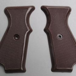 Plaquettes de crosse pour pistolet lance-fusées allemand SIGP2 (Geco ou Diana)