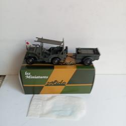 solido militaire la jeep sanitaire neuf avec accessoires 1/43 07/1982
