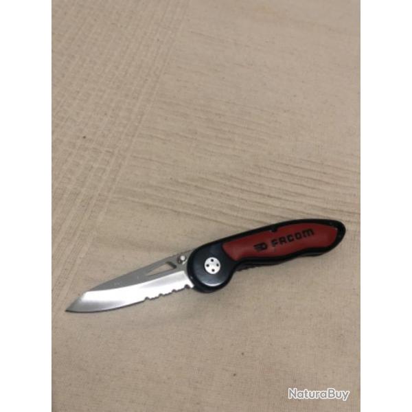Couteau facom avec brise vitre et clip de ceinture + etui