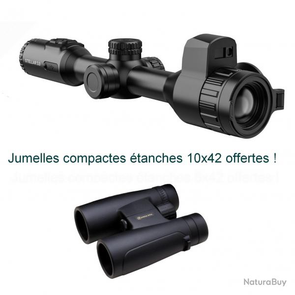 HIKMICRO STELLAR SH35L 3.0 - Lunette de vision thermique avec télémètre + Jumelles 10x42 offertes !
