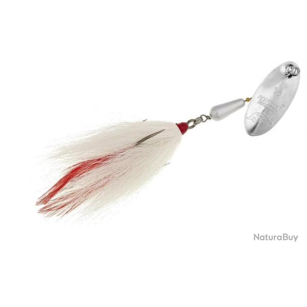 CUILLERE CLASSIC MUSKIE PMMKC NWR NICKEL WHITE RED 18