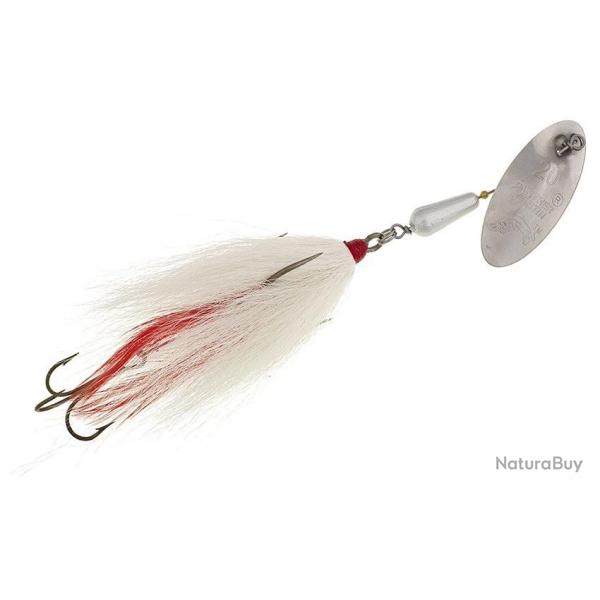 CUILLERE CLASSIC MUSKIE PMMKC NWR NICKEL WHITE RED 22