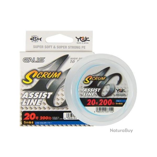 GALIS SCRUM 16 ASSIT LINE 8 - 80 LB - 5M BLUE (x12)