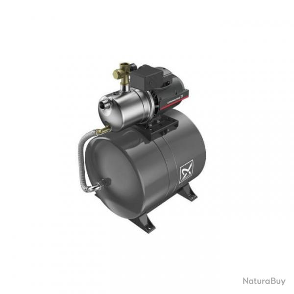 Surpresseur Grundfos JP 5-48 PT-H rservoir horizontal 60litres 5m/h 1kW