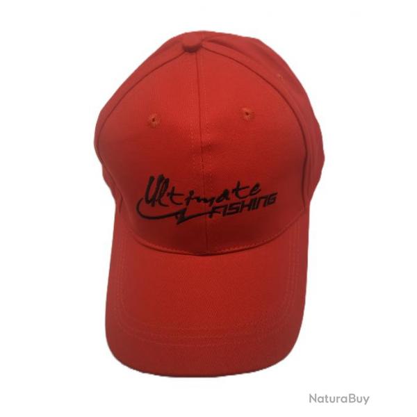 Ultimate fishing casquette rouge