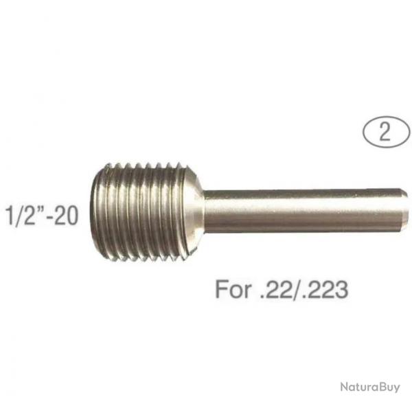 Guide pour matrice de filetage - Modle 2 : 1/2"-20 UNF pour calibre 22, 22lr, 223