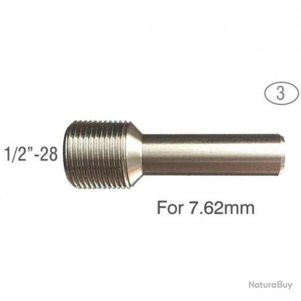 Guide pour matrice de filetage - Modle 3 : 1/2"-28 UNEF pour calibre 7,62