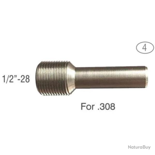 Guide pour matrice de filetage - Modle 4 : 1/2"-20 UNF pour calibre 308