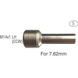 Guide pour matrice de filetage - Modèle 5 : M14x1CCW LH pour calibre 7,62