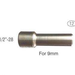 Guide pour matrice de filetage - Modèle 12 : 1/2"-28 pour calibre 9mm