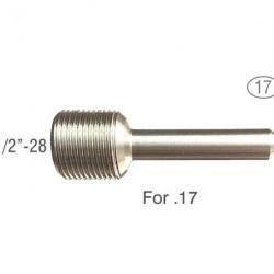 Guide pour matrice de filetage - Modèle 17 : 1/2"-20 UNF pour calibre .17