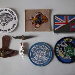 lot écussons insignes militaire collection vintage