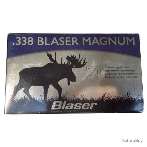 Munitions balles BLASER Cal.338 blaser magnum 13.0g 200gr par 20