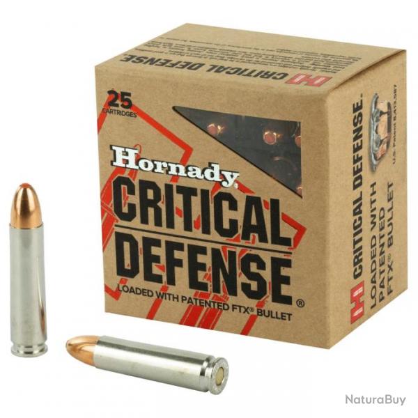 25 munitions 30 carbine , 30 m1 FTX HORNADY CRITICAL DEFENSE 110 grains