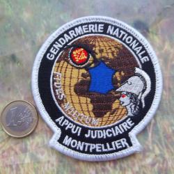 écusson obsolète militaire collection gendarmerie appui judiciaire Montpellier