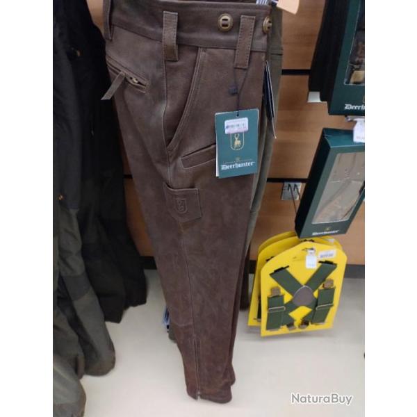 Pantalon cuir Strasbourg deerhunter