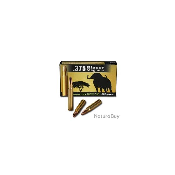 Munitions balles BLASER barnes tsx cal.375 blaser magnum 270gr 17.5g par 20