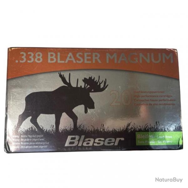 Munitions balles BLASER barnes ttsx Cal.338 blaser magnum 13.6g 210gr par 20