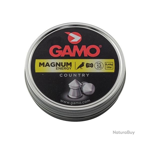 Plombs GAMO magnum energy cal.4.5mm xxl par 750