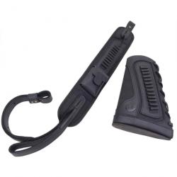 Porte-munitions en cuir Buttstock Black .22LR .17HMR LIVRAISON GRATUITE