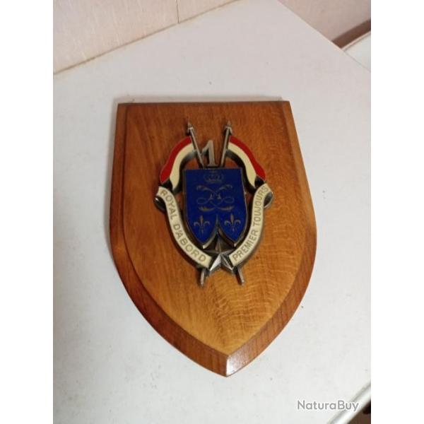 blason du 1er regiment de dragon 14 cm x 20 cm