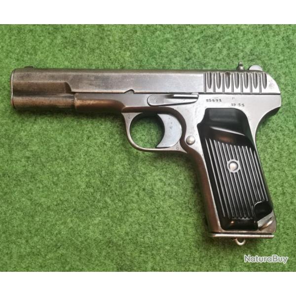 Pistolet TOKAREV TT-30 - Fabrication Russe 1935 - Calibre 7,62 x 25 Tokarev - 25491 (Occasion)