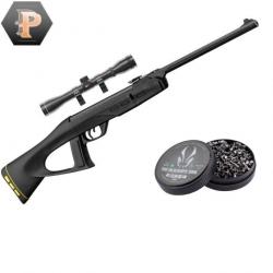 BF24 ! Carabine Gamo junior Delta Fox GT Ring jaune Cal 4.5 + plombs + lunette