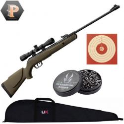 BF24 ! Carabine Gamo Barricade 19.9Joules avec lunette 4x32 + 500 plombs + cible + fourreau