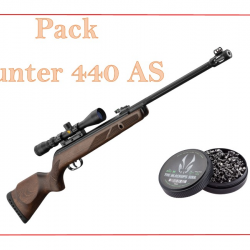 BF24 ! Pack Carabine 19,9J GAMO Hunter 440 AS + lunette 3-9 x 40 WR + Plombs