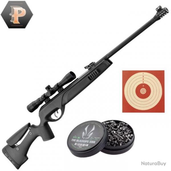 BF24 ! Carabine GAMO Tactical Storm + 4x32 WR. Cal 4,5 mm + plombs + cibles