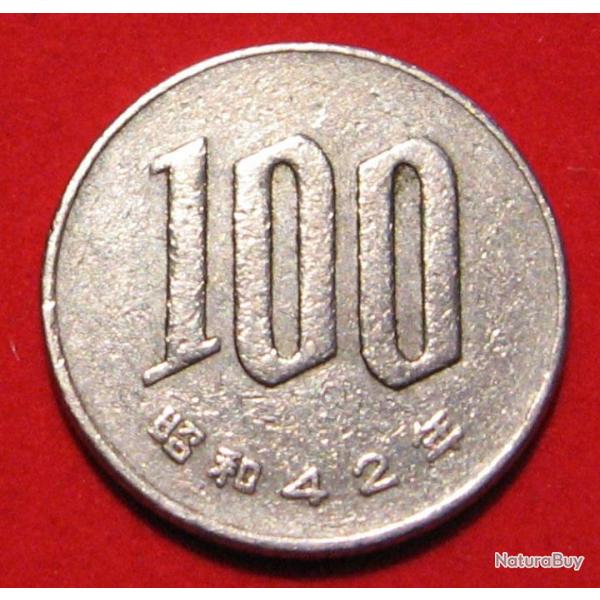 JAPON  piece de 100 yen 1967