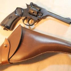 Reproduction d'Étui en cuir pour revolver Webley DENIX ou autres - ref EBR24WEY002