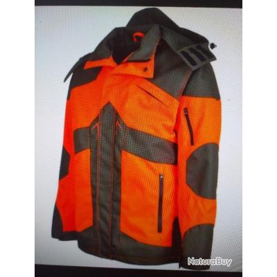 Pull De Chasse LIGNE VERNEY-CARRON Muntjac, Camouflage Traque Fluo, Outdoor, Neuf