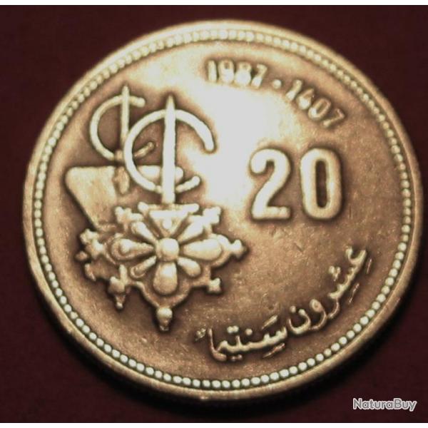 Maroc piece de 20  1987-1407 TTB