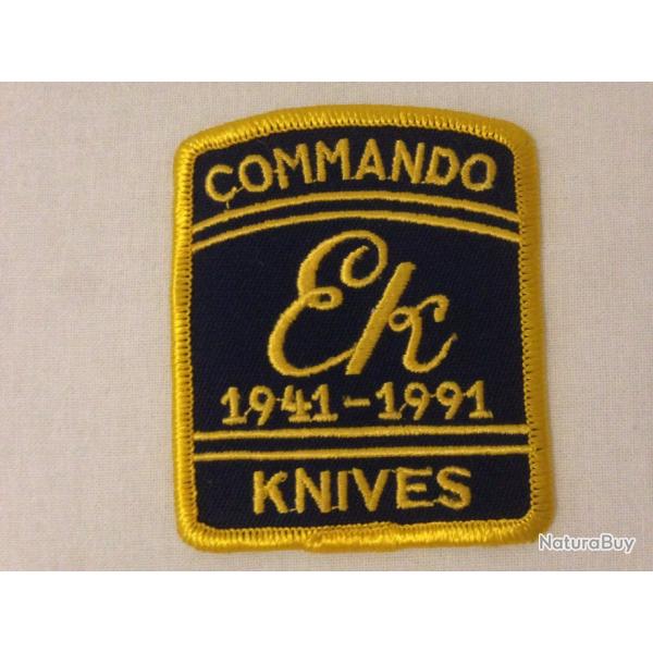 Patch cussons emblme  John EK Commando Knife 50 me Anniversaire 1941 - 1991