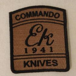 Patch écussons emblème  John EK Commando Knife marron